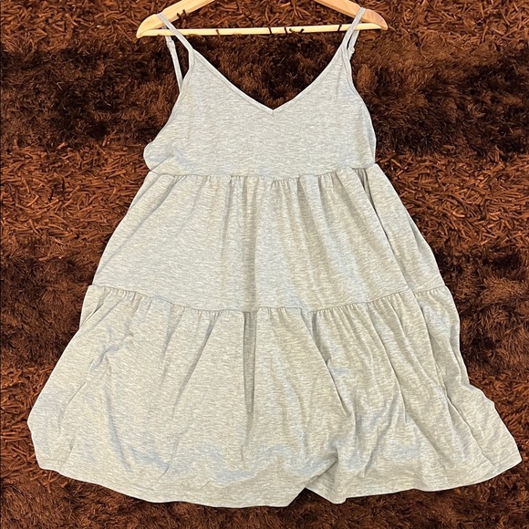 SHEIN Gray Sleeveless Sundress Dress- Womens sz s - Picture 3 of 5